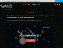 Tablet Screenshot of dancinglineproductions.com